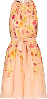 APART kurzes Plisseekleid aus leicht körnigem und plissierten Chiffon,