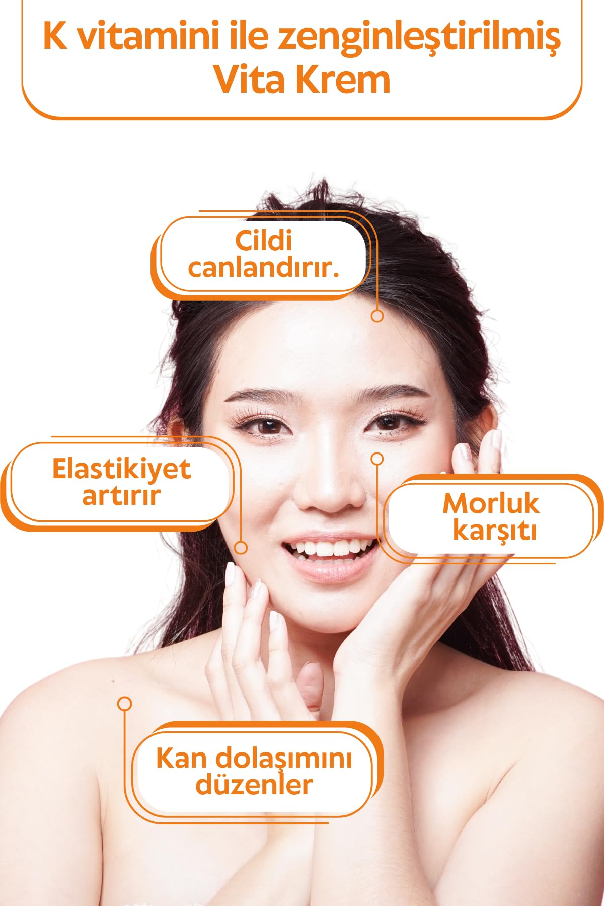K Vitaminli Krem - Cilt ve Göz Altı Morlukları ile Kılcal Damar Problemleri İçin Krem