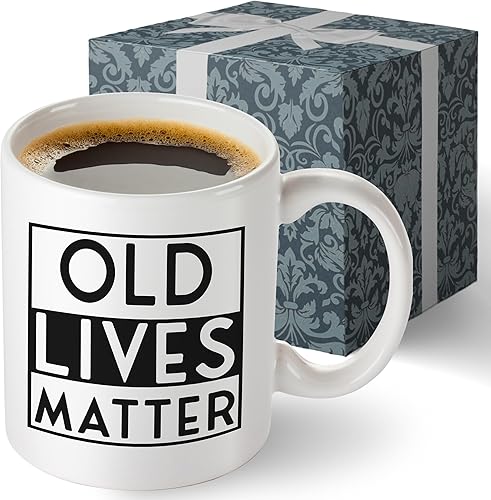 Taza de café Old Lives Matter Old Lives Still Matter, regalos para hombres, Old Lives Still Matter, taza de café de 11 onzas, regalos para hombres
