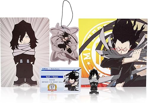 Miniatura 2 de JUST FUNKY My Hero Academia LookSee Mystery Blind Box, Shota Aizawa | Incluye 5 coleccionables temáticos