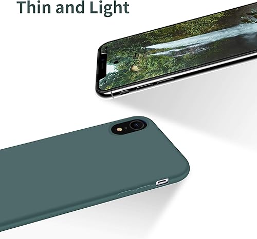 Miniatura 4 de OTOFLY Funda para iPhone XR, Protección contra Caídas de Grado Militar, Funda Protectora con Parachoques de Cuerpo Completo de Goma de Silicona