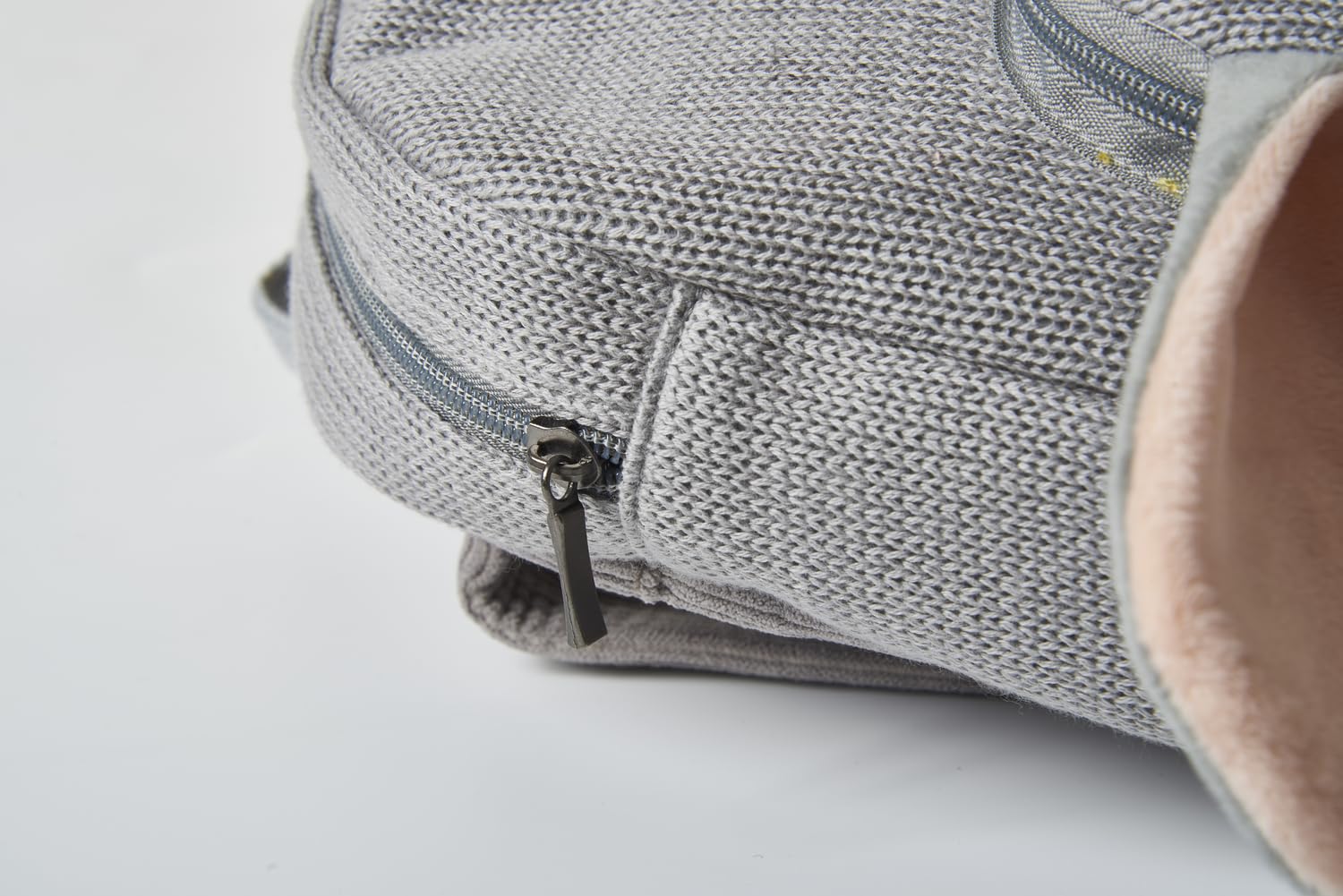 Mochila infantil algodón elefante gris