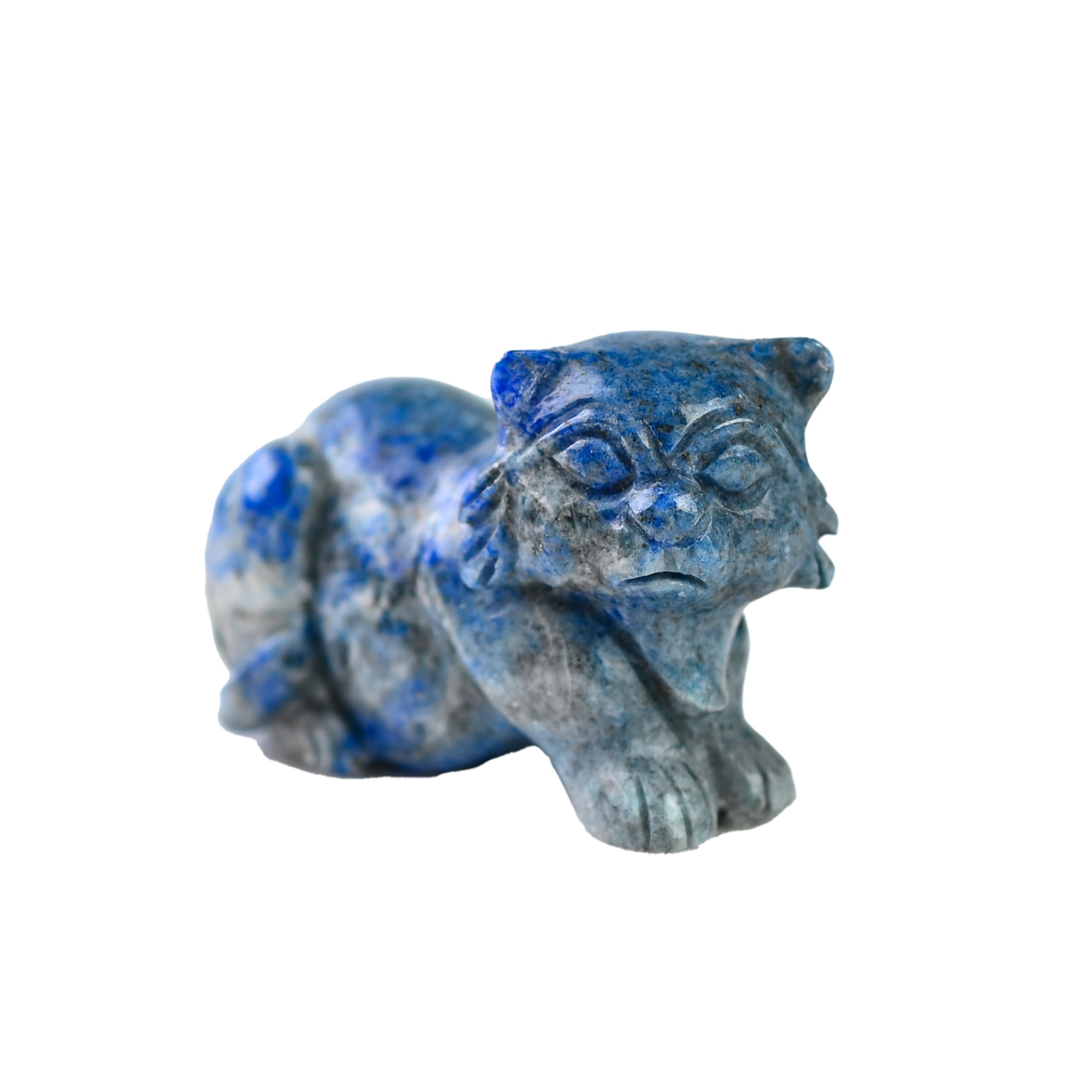 Amazon.co.jp: 【英雅堂】ラピスラズリ ネコ 猫 彫刻 サイズ：横