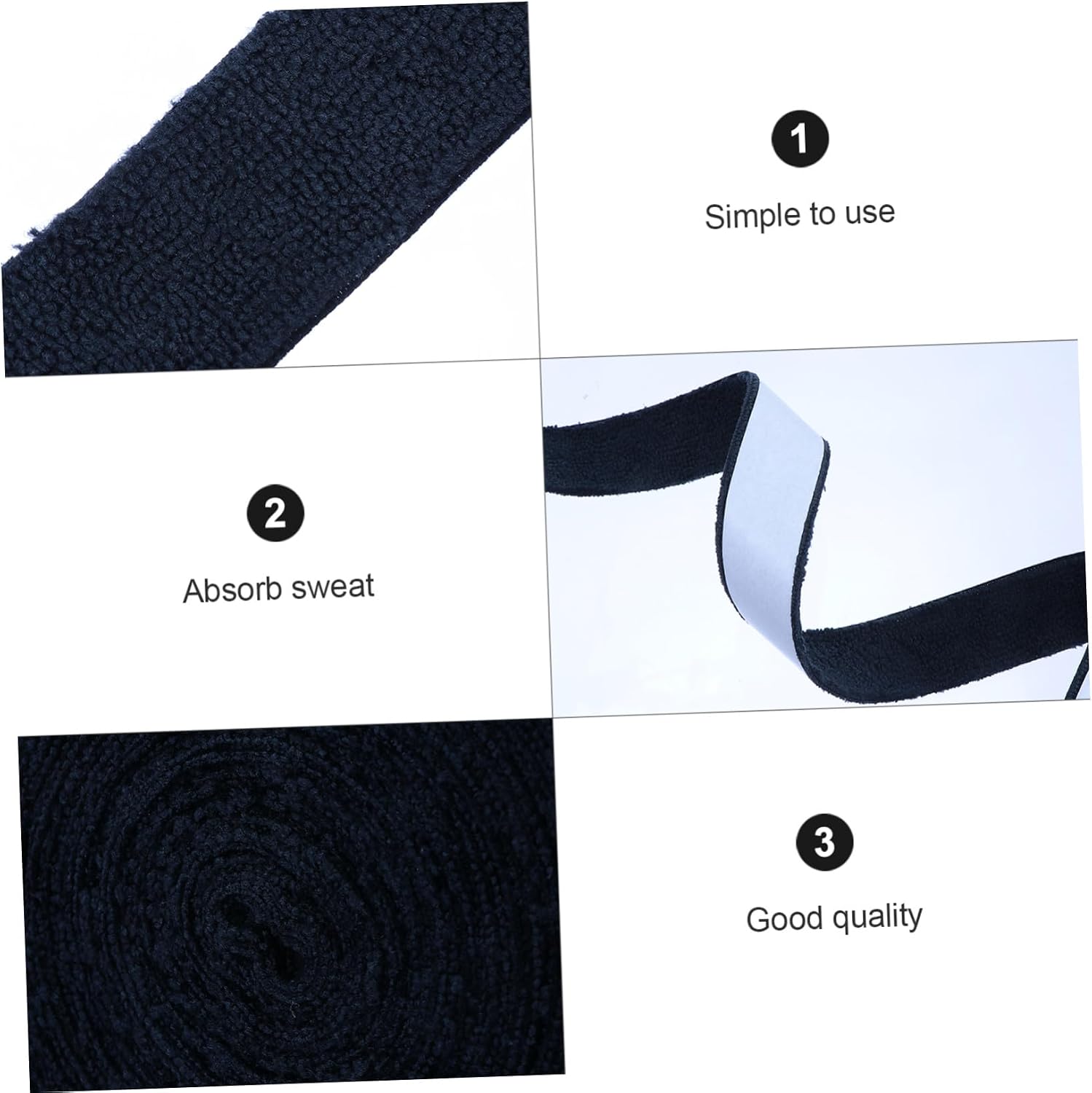 1 Roll Racket Strap Tennis Racket Athletic Tape Sports Accessories Racket Overgrips Sticky Overgrips