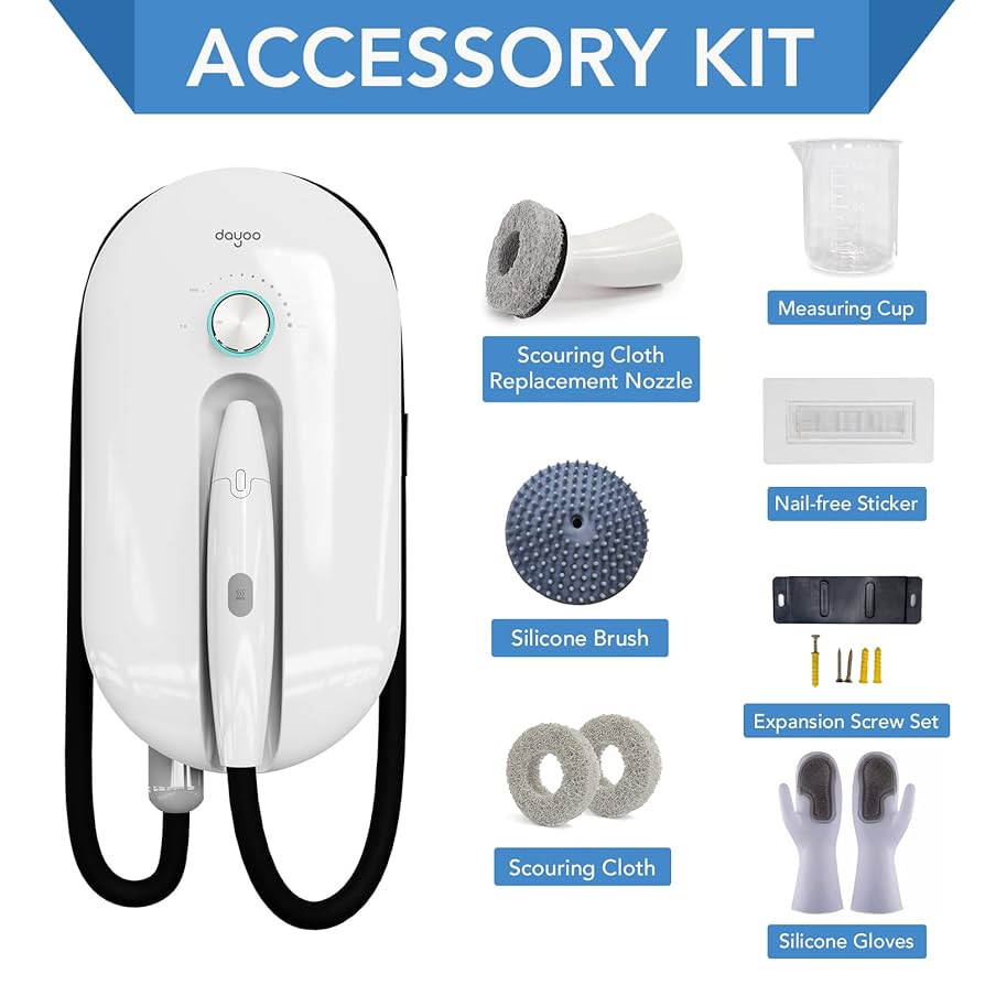 Amazon | DAYOO スチームクリーナー 高圧洗浄機 1240W 高温洗浄