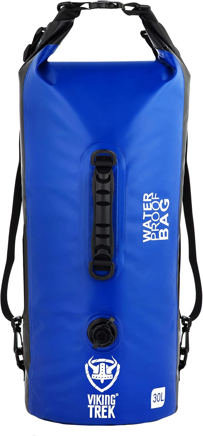Bolsa seca impermeable - Saco seco con parte superior enrollable recortada - Compresión seca - Mantiene el equipo seguro y seco para camping,