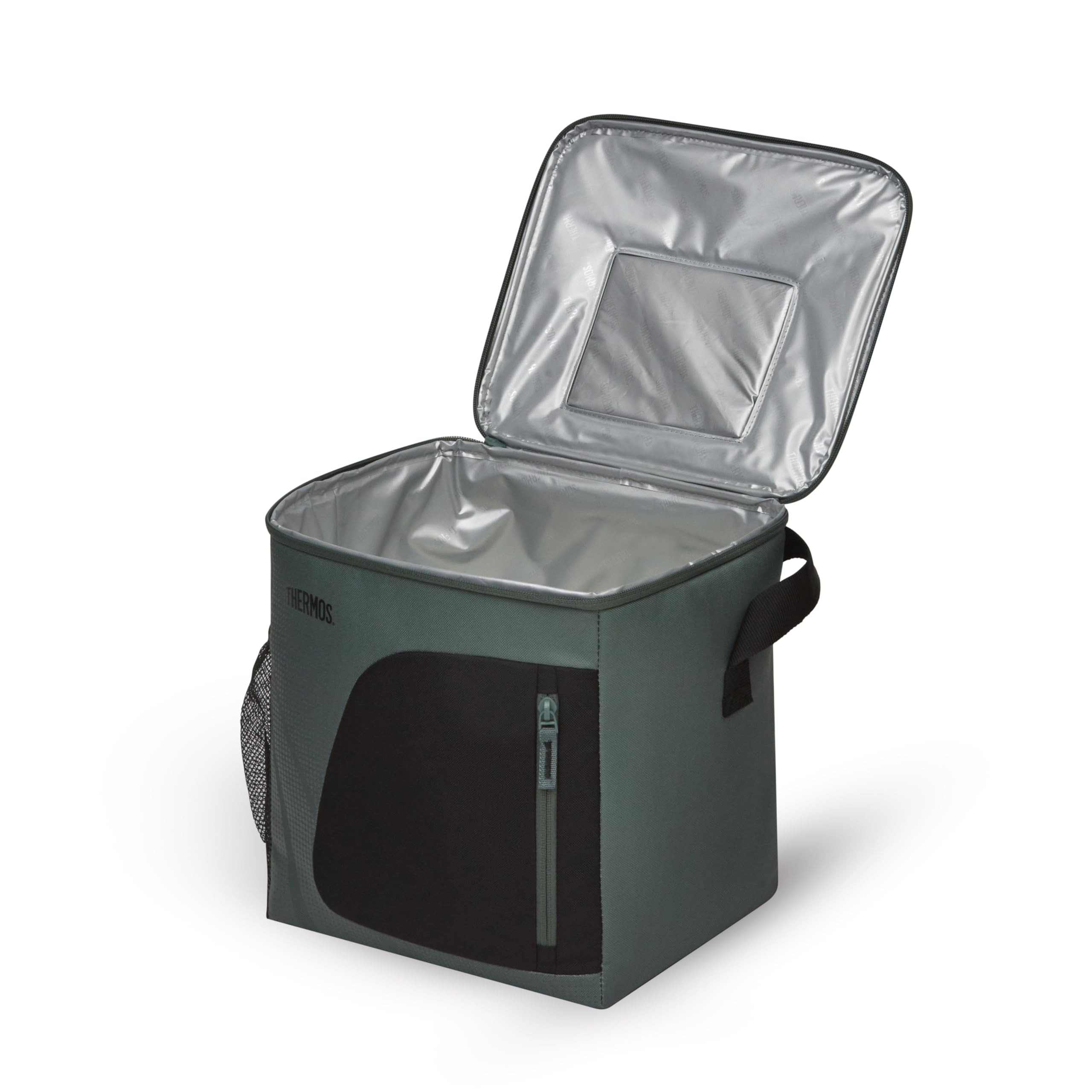 Thermos Radiance Sac Isotherme Familial 17 L Rock Cap Vert – Grand Sac de Pique-Nique et glacière, Doublure de qualité Alimentaire, Isolation Isotec Garde Les Aliments froids 5 Heures, bandoulière et