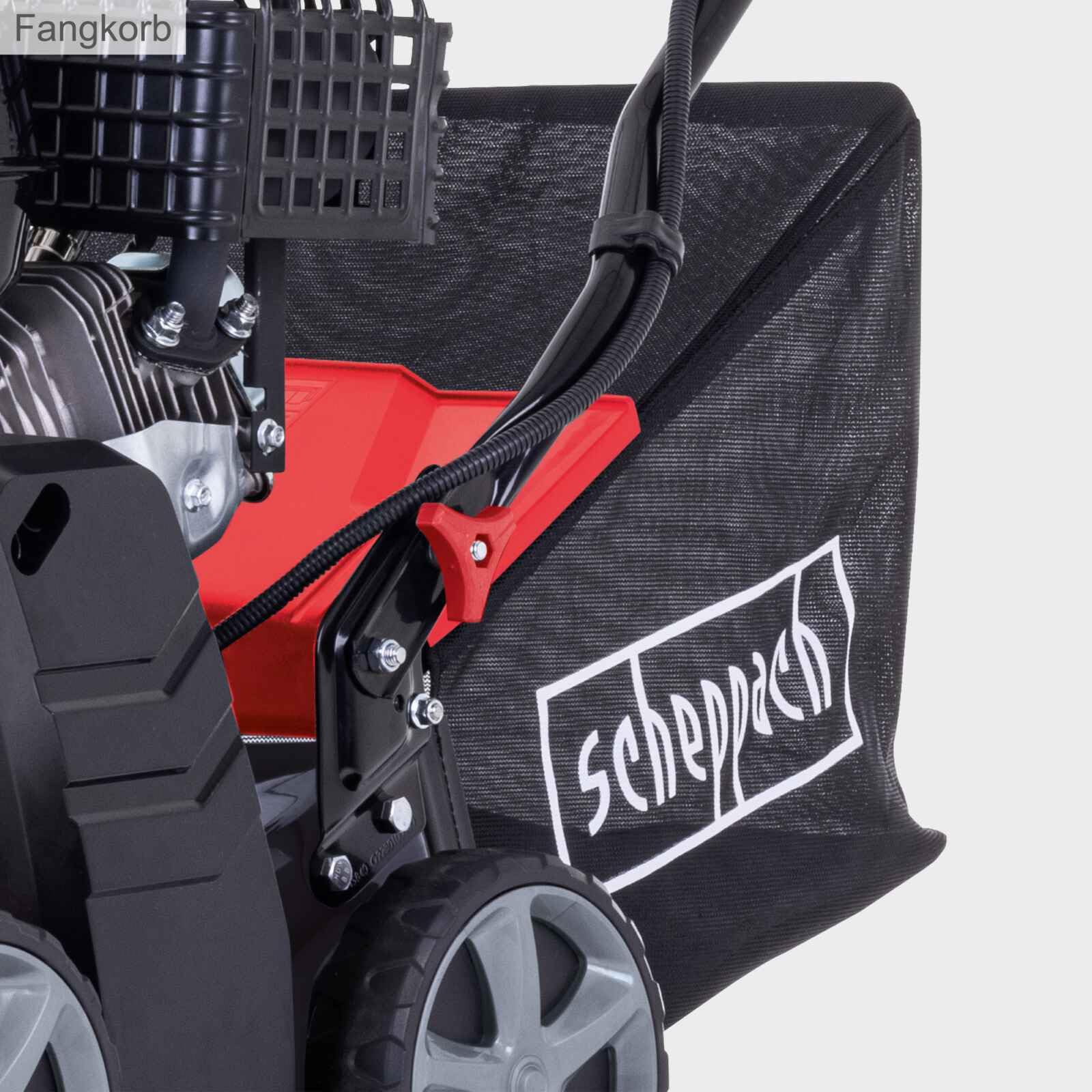 Scheppach Escarificador Térmico SC55P – Escarificador de Gasolina – Motor Gasolina 4 Tiempos 5,4 HP / 4 KW – Cilindrada 212 cm3 – Ancho de Trabajo 40 cm – 6 Velocidades – Altura Ajustable