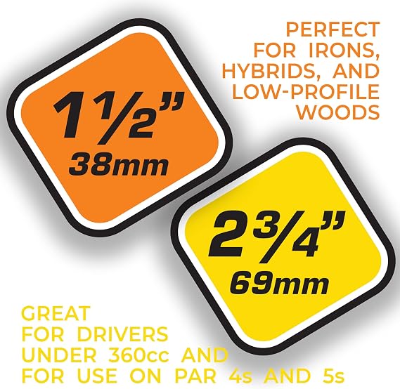 PrideSportsPride Professional Tee System, Pride Performance Plastic Golf Tees Combo Pack