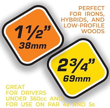 PrideSportsPride Professional Tee System, Pride Performance Plastic Golf Tees Combo Pack