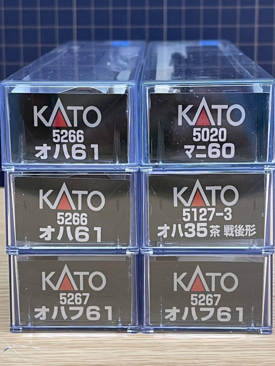 KATO` - KATO オハ61系客車 6両セット オハ61系客車(各種) | KATO(カトー) 10-1370 5266 5267 5269