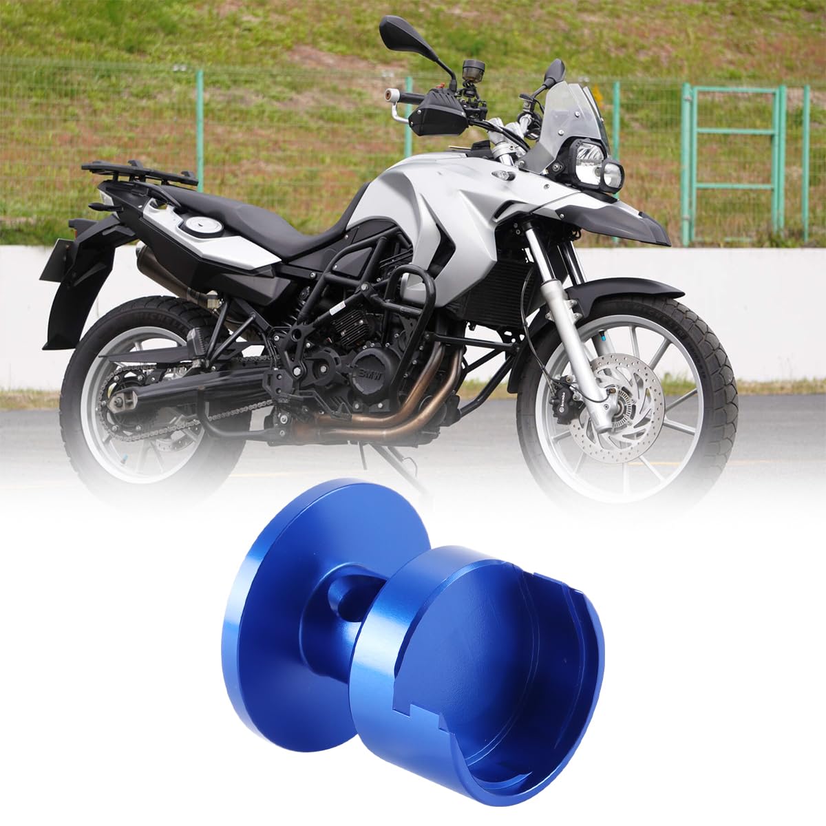 nasadka do usuwania świecy zapłonowej, klucz do wlewu oleju silnikowego, kompatybilny z BMW R1200GS R1250GS (niebieski)