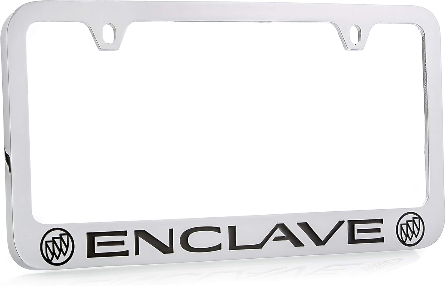 Buick Enclave Chrome Plated Metal License Plate Frame Holder