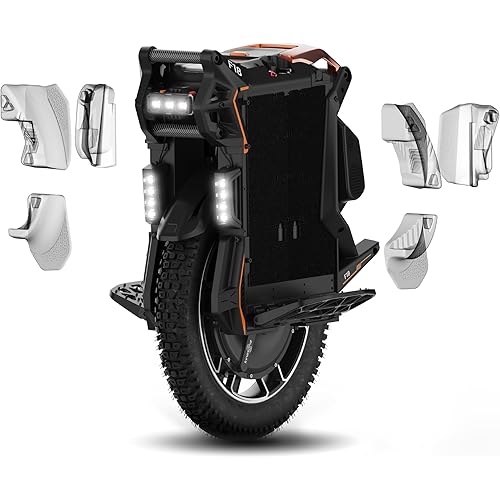 King Song F18 Electric Unicycle for Adults, 100mm Suspension EUC, 5000W Motor, Long Range All-Terrain Wheel for Off-Road & City Riding (UL2272)