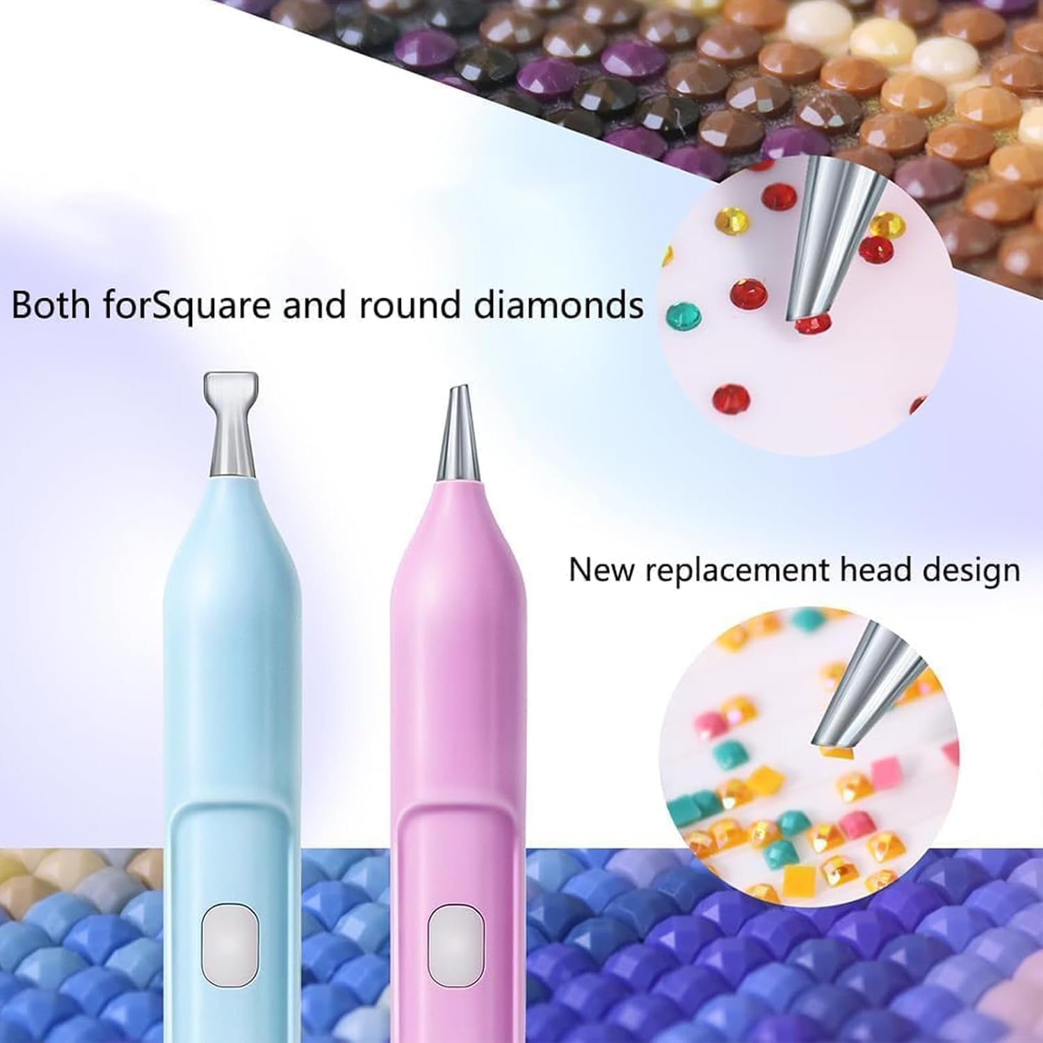 2025 Ezypen - 電動ダイヤモンドペインティングペン 真空テクノロジー Mycraftclub 充電式 Ipx5 防水ペイ