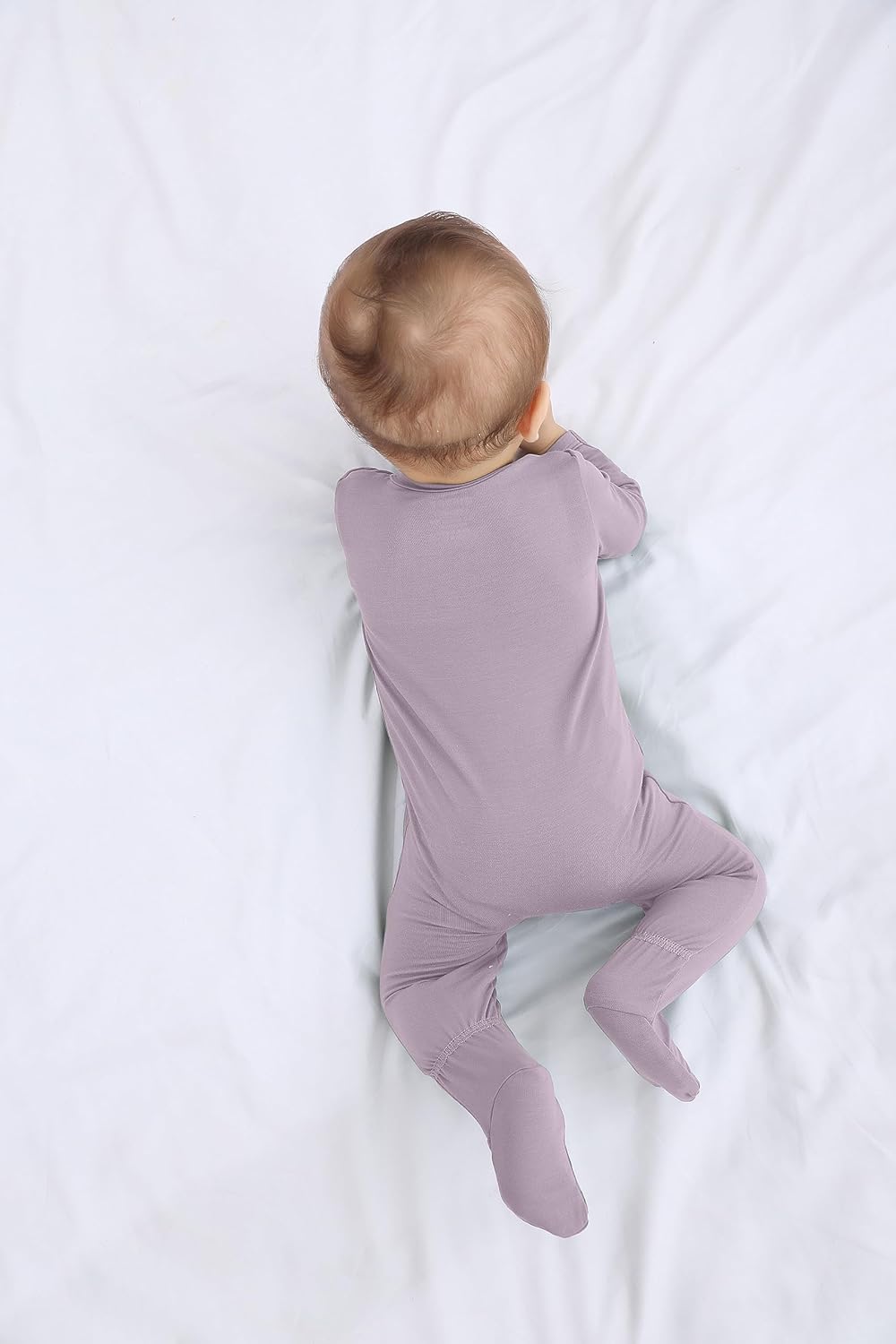 GUISBY 4-Pack Baby Boys Girls Zip-Front Sleeper Pajamas, Footed Sleep 'n Play - Image 5