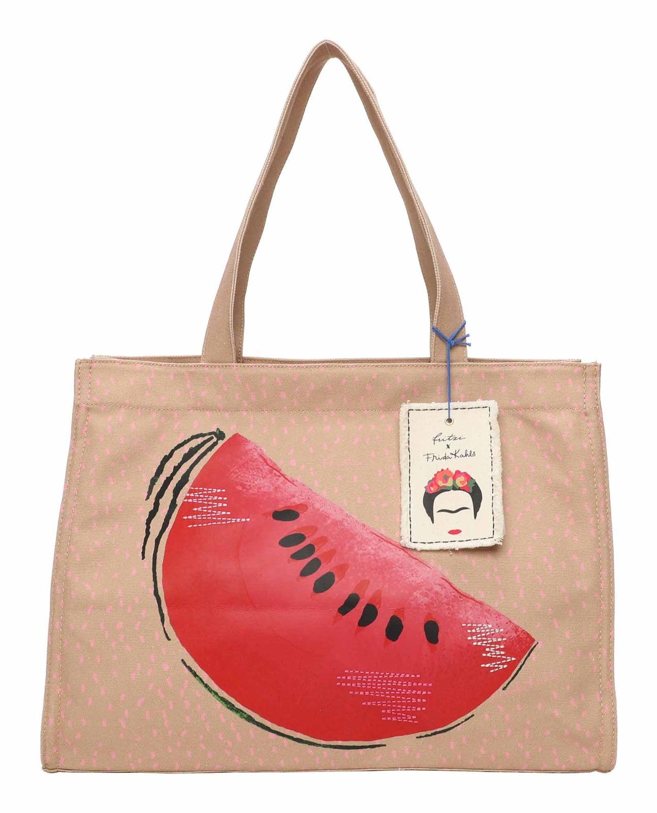 Fritzi aus Preussen Women Fritzi X Frida Kahlo Easy01 Canvas Melon Shopper, One Size