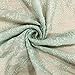 Produktbild BZSDLD 150 x 100 cm Salbeigrün bestickter Jacquard-Halbtransparenter Chiffon-Stoff Meterware Polyester-Chiffon-Stoff zum Schneidern Kleiderbasteln