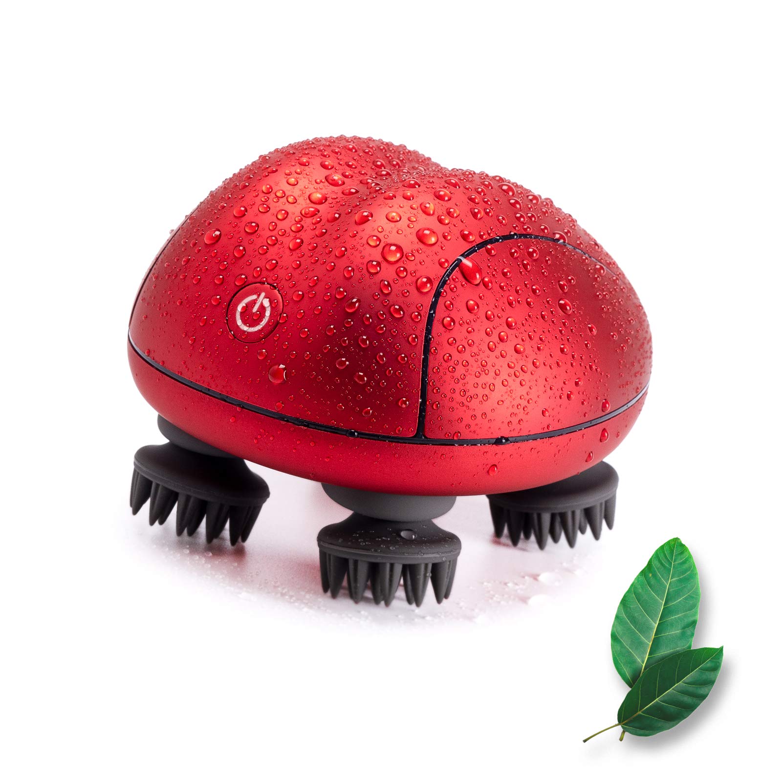 Cover Waterproof Mini Stress Rechargeable Electric Scalp Head Massager Use for Full Body Muscles or Shoulder Pain Release