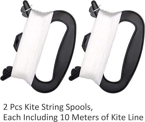 Miniatura 7 de Paquete de 2 cometas Rainbow Delta, cometa grande fácil de volar con cola larga colorida, grandes actividades al aire libre, playa, parque al aire