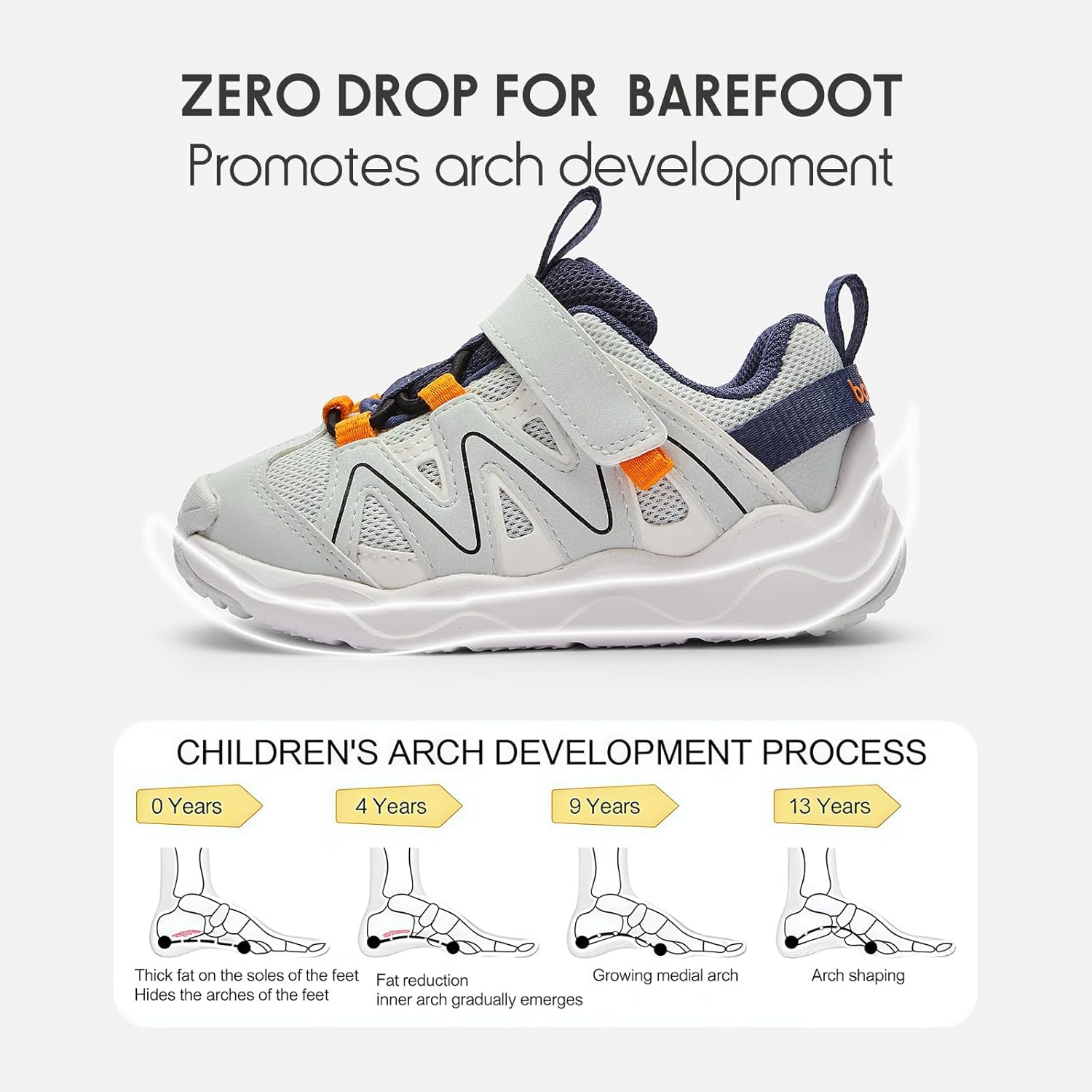 Balabala Boys Sneakers Girls Walking Shoes Breathable Mesh Toddler Sneakers Kids Running Shoes Non-Slip Tennis Shoe - Image 3