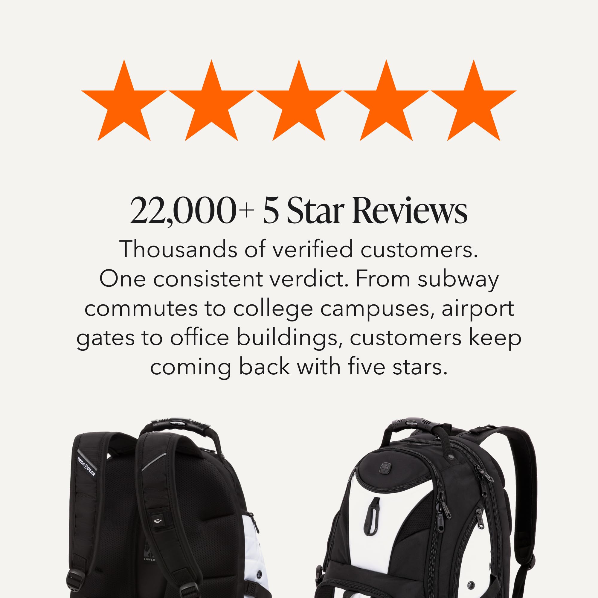 SWISSGEAR 1900 ScanSmart Laptop Backpack, Fits Most 17-Inch Laptops, TSA-Friendly Lay-Flat Design, RFID Protection, and Tablet Pocket, Black, 31L, 18.5-Inch view 9