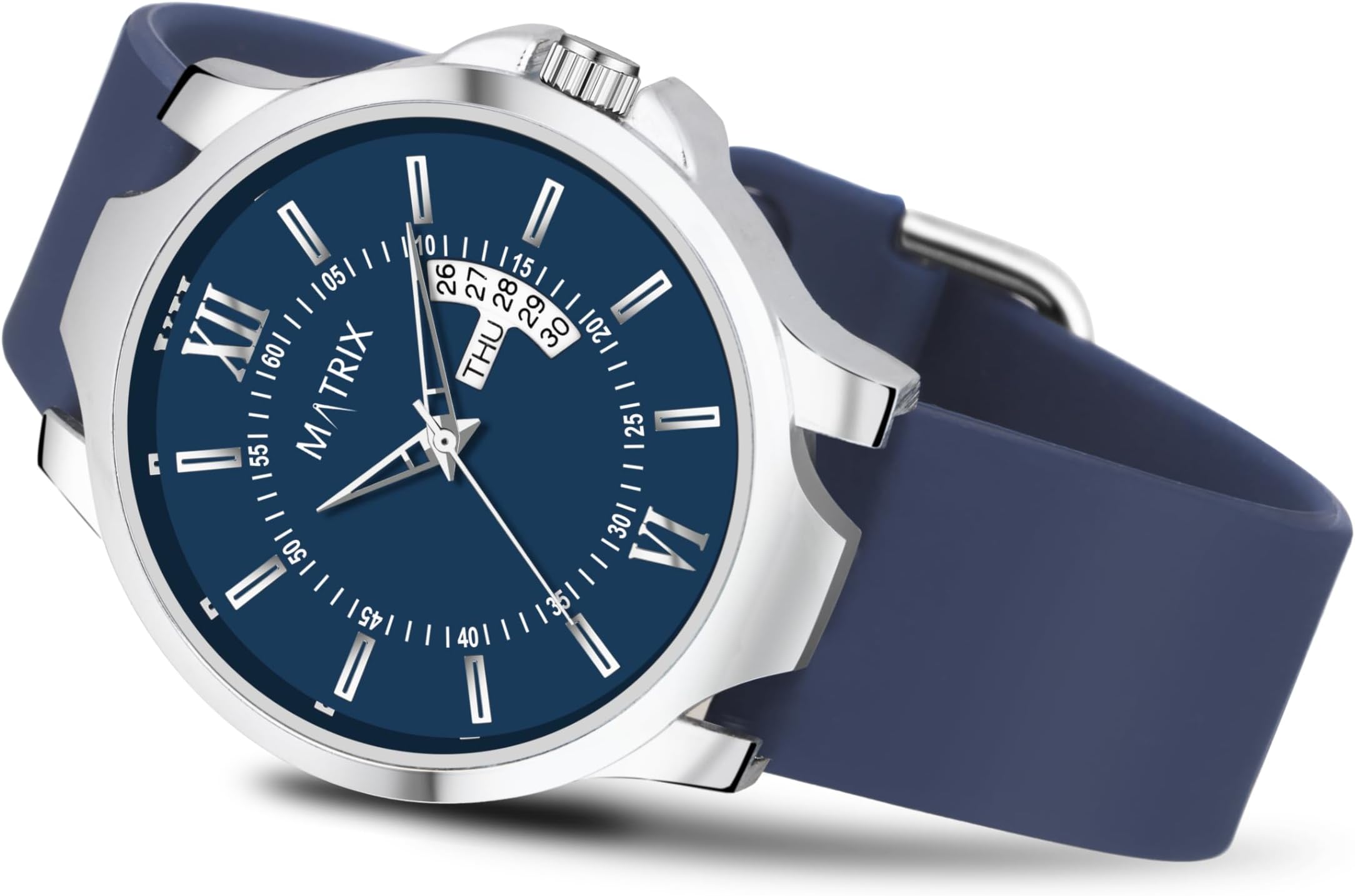 Antique 2.0 Day & Date Softest Silicone Strap Analog Watch for Men & Boys