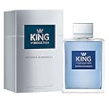 Banderas Antonio Perfumes - King of Seduction - Eau de Toilette Spray for Men - Long Lasting - Masculine, Intense and Energetic Fragrance - Bergamot, Apple and Amber notes - 6.8 Fl Oz