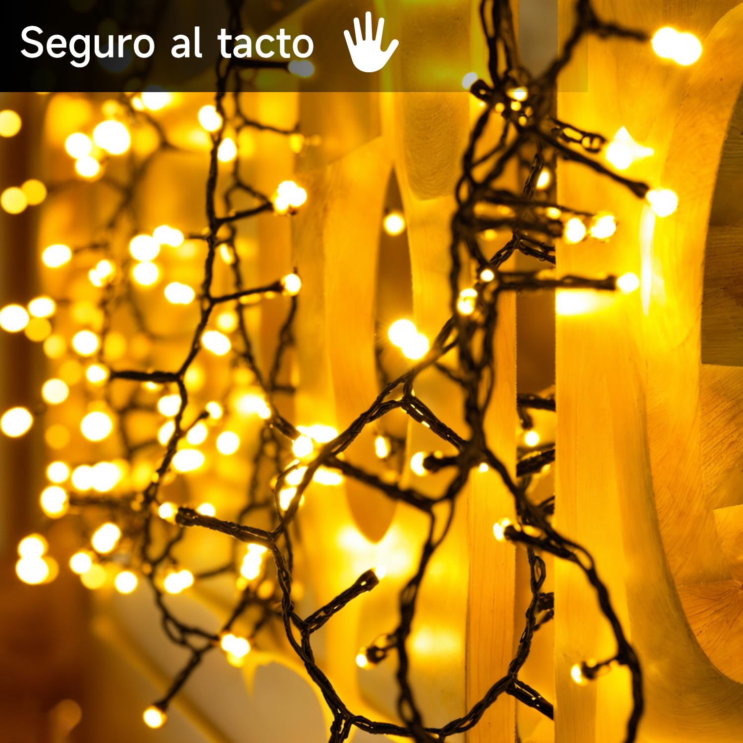 2 Pack 10M Guirnaldas Luces Exterior Solar, Guirnalda Luces Solares, 8 Modos IP65 Impermeable Cadena de Solar para Boda, Fiesta, Jardín, Patio, Blanco Cálido