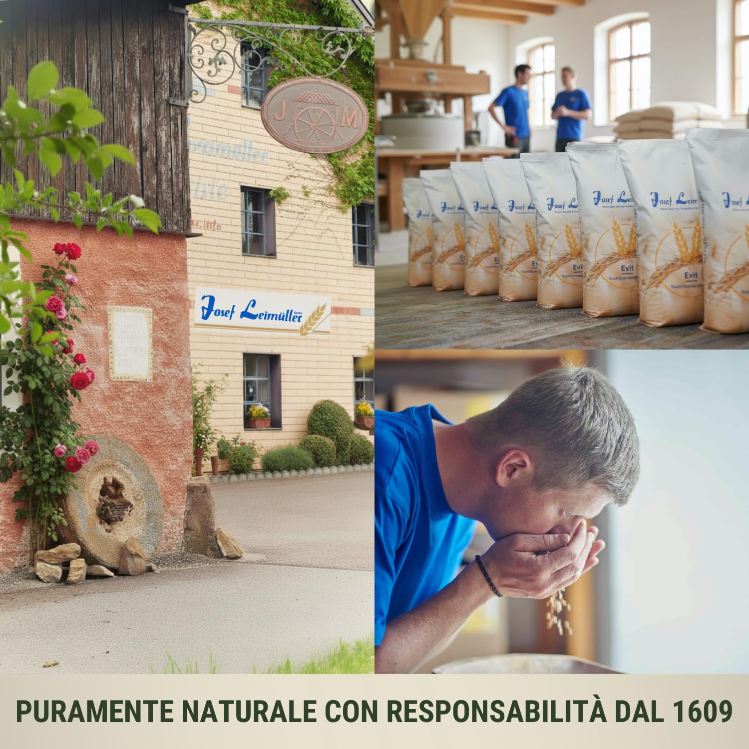 Leimüller Mangime Fitness per Galline Ovaiole 25 kg - Muesli con Origano & Grit di Conchiglie - Per Gusci Solidi & Vitalità - Premium Austria Senza OGM