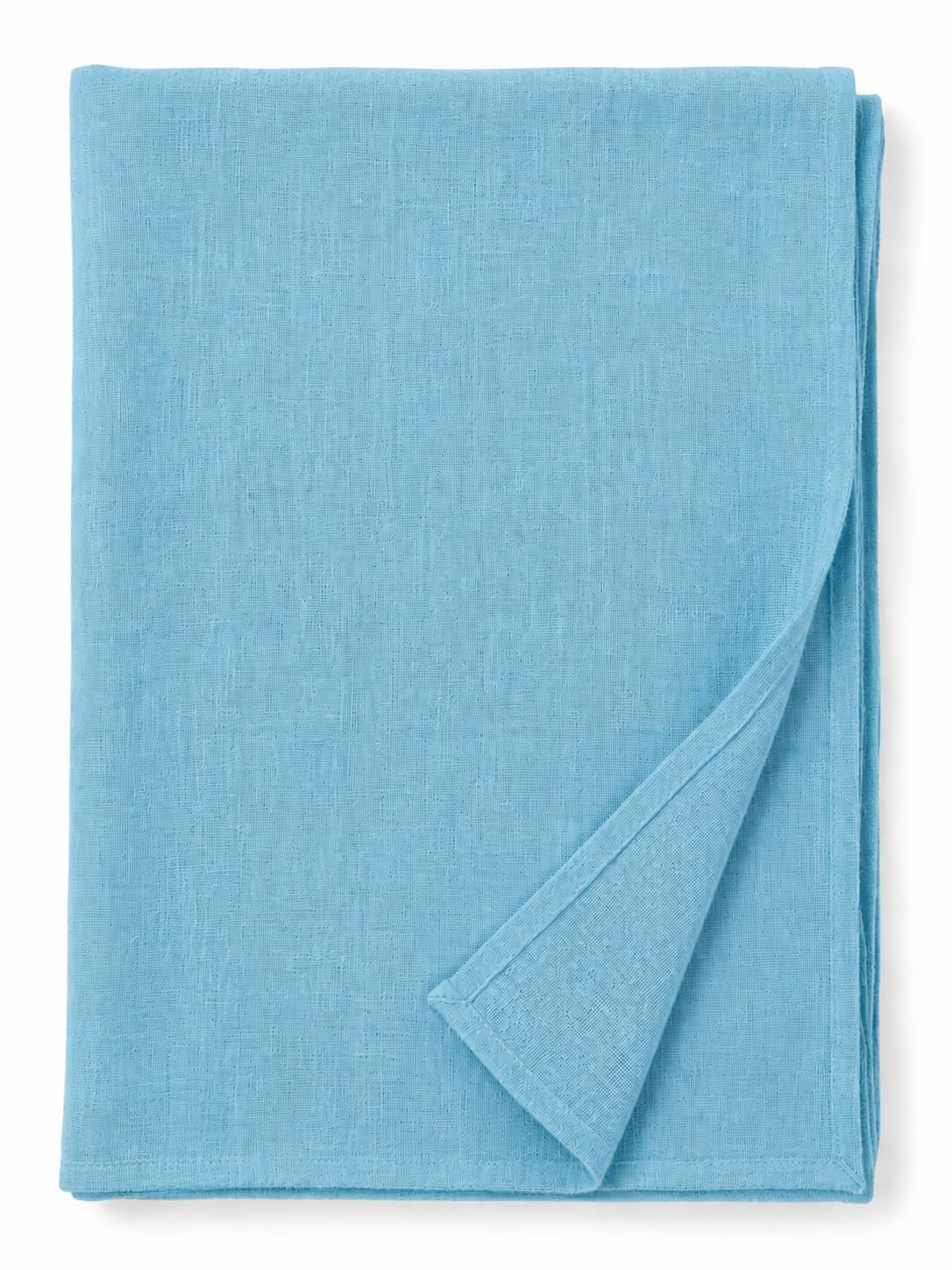 マルチカバー　pale blue Amazon｜マルチクロス ウォーターブルー 綿100％ 145×225cm マルチ