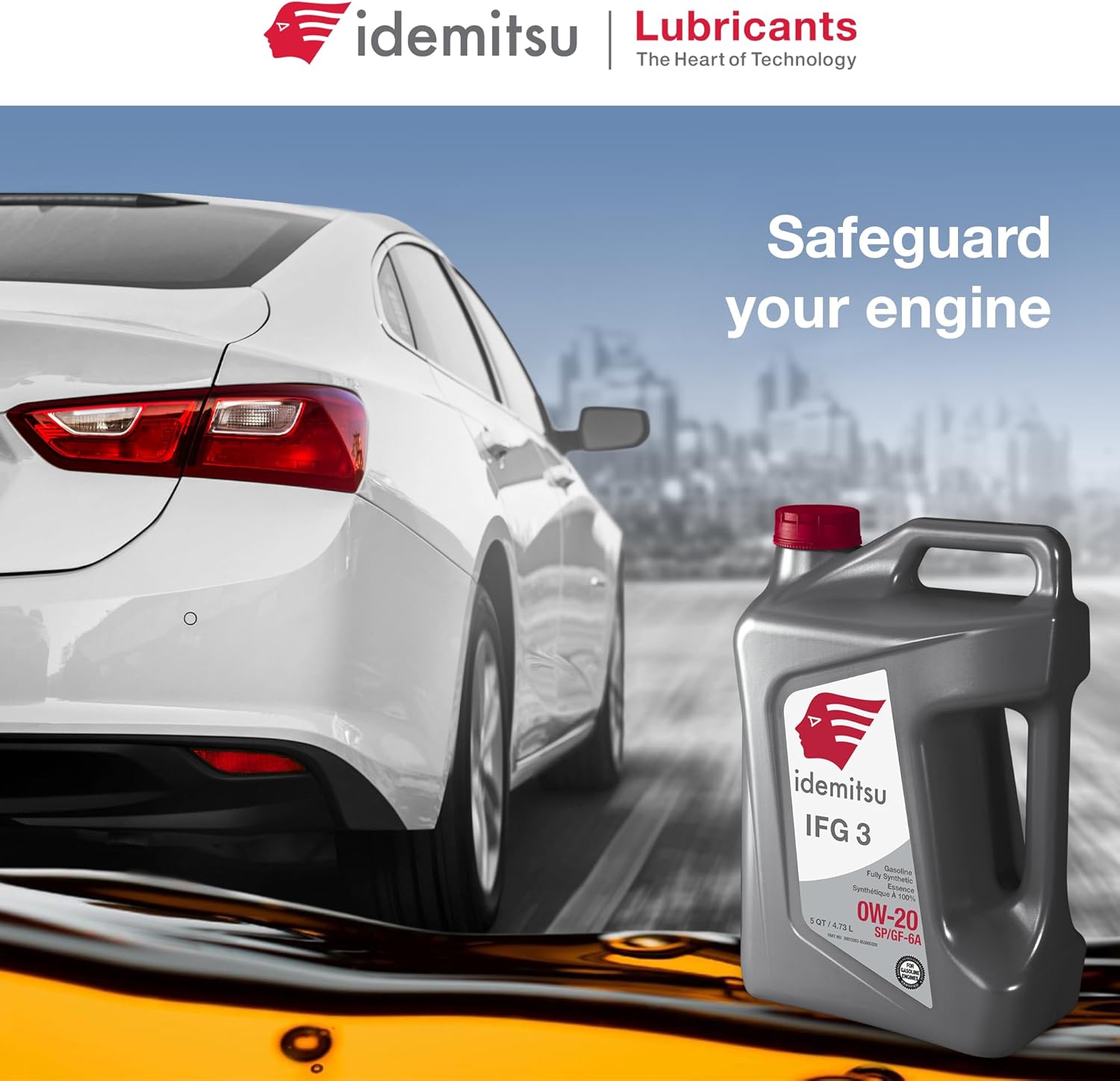 Idemitsu IFG 3 0W-20 Motor Oil Full Synthetic- 5 Quart | SP/GF-6A Certified Engine Oil for TGDI & PFI Engines | Engineered for Maximum Efficiency and Protection - Image 3