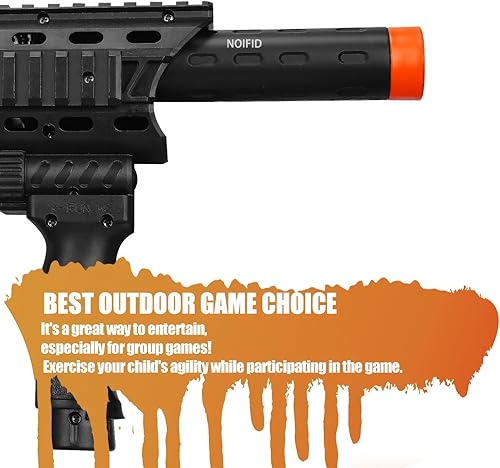 Miniatura 6 de Pistola de bolas de gel, pistola automática de bolas de gel segura para patio trasero y juego de disparos al aire libre, la pistola de bolas de