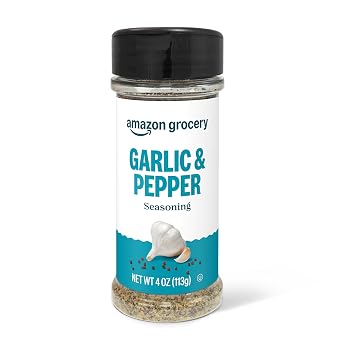 Amazon Grocery, Garlic & Pepper Seasoning, 4 Oz Previously Happy Belly, Packaging May Vary