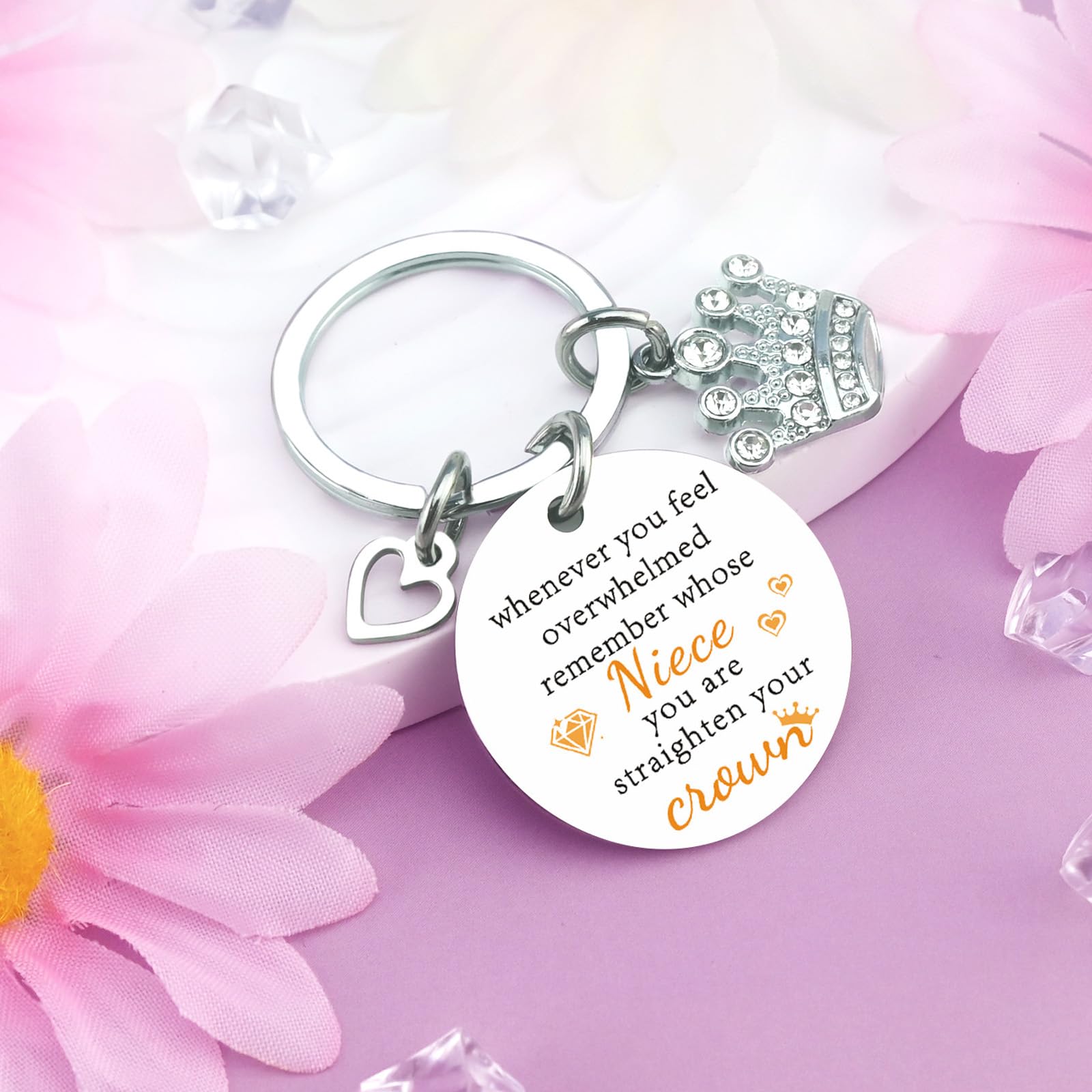 Niece Gifts From Auntie Birthday Gifts for Nieces From Aunt Uncle To My Niece Keychain Mothers Day Graduation Gift for Nieces Adult