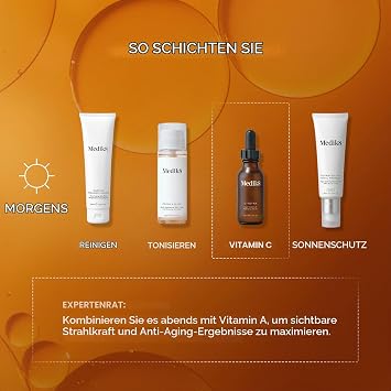 Medik8 C-Tetra - Lipid 7% Vitamin C Radiance Serum - Smoothing Brightening & Nourishing - Perfect for Vitamin C Newcomers or Sensitive Skin - 30 ml