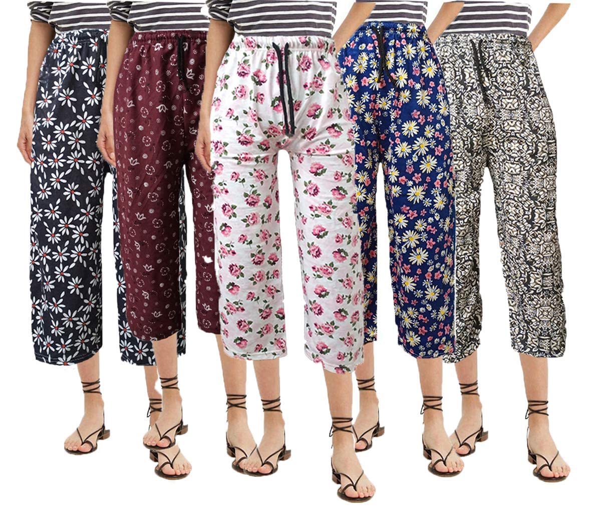brand flex Women Capri,Women Nightwear Capri, Prints are May Vary-picture-40