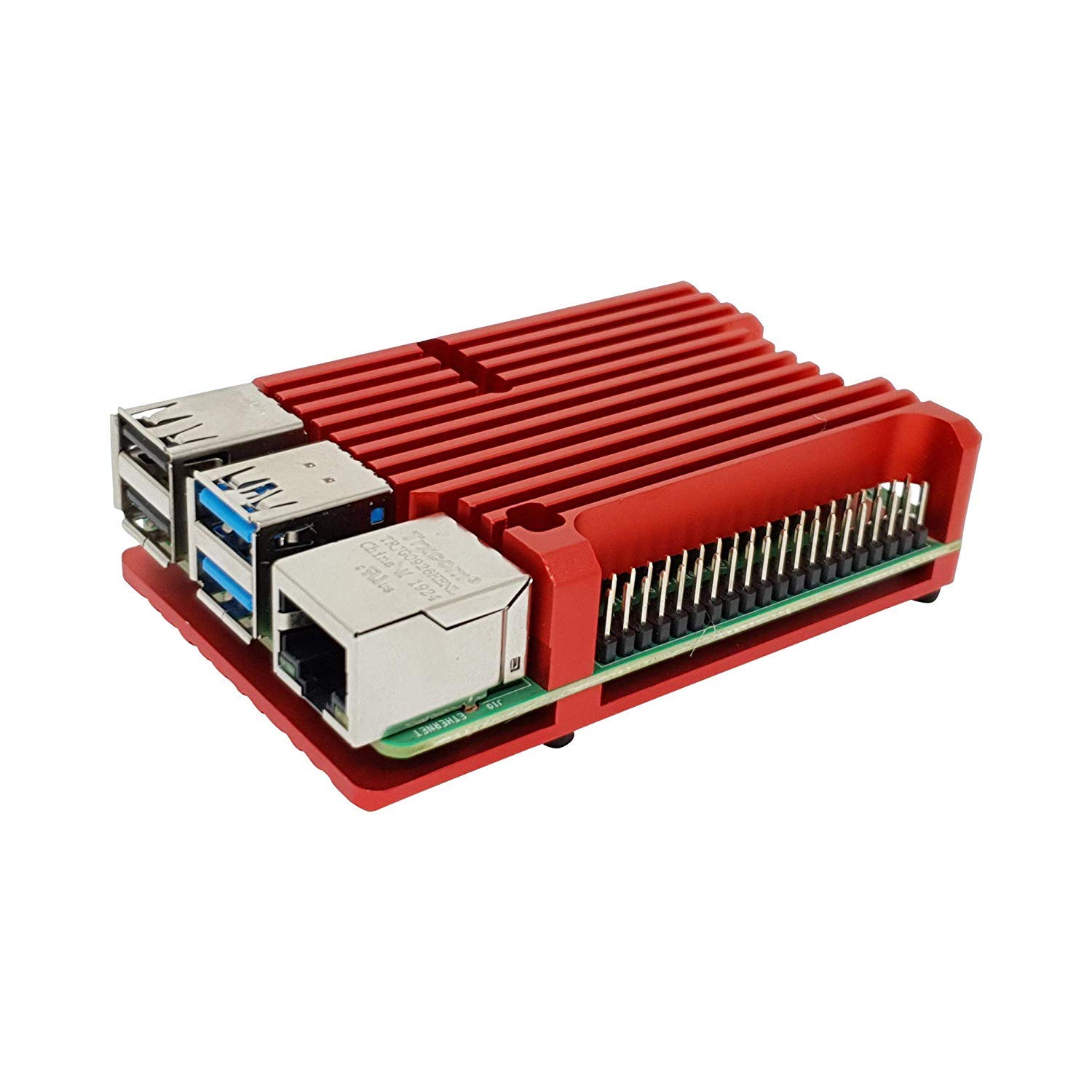 Raspberry Pi 4 Armor Case without fan · RED