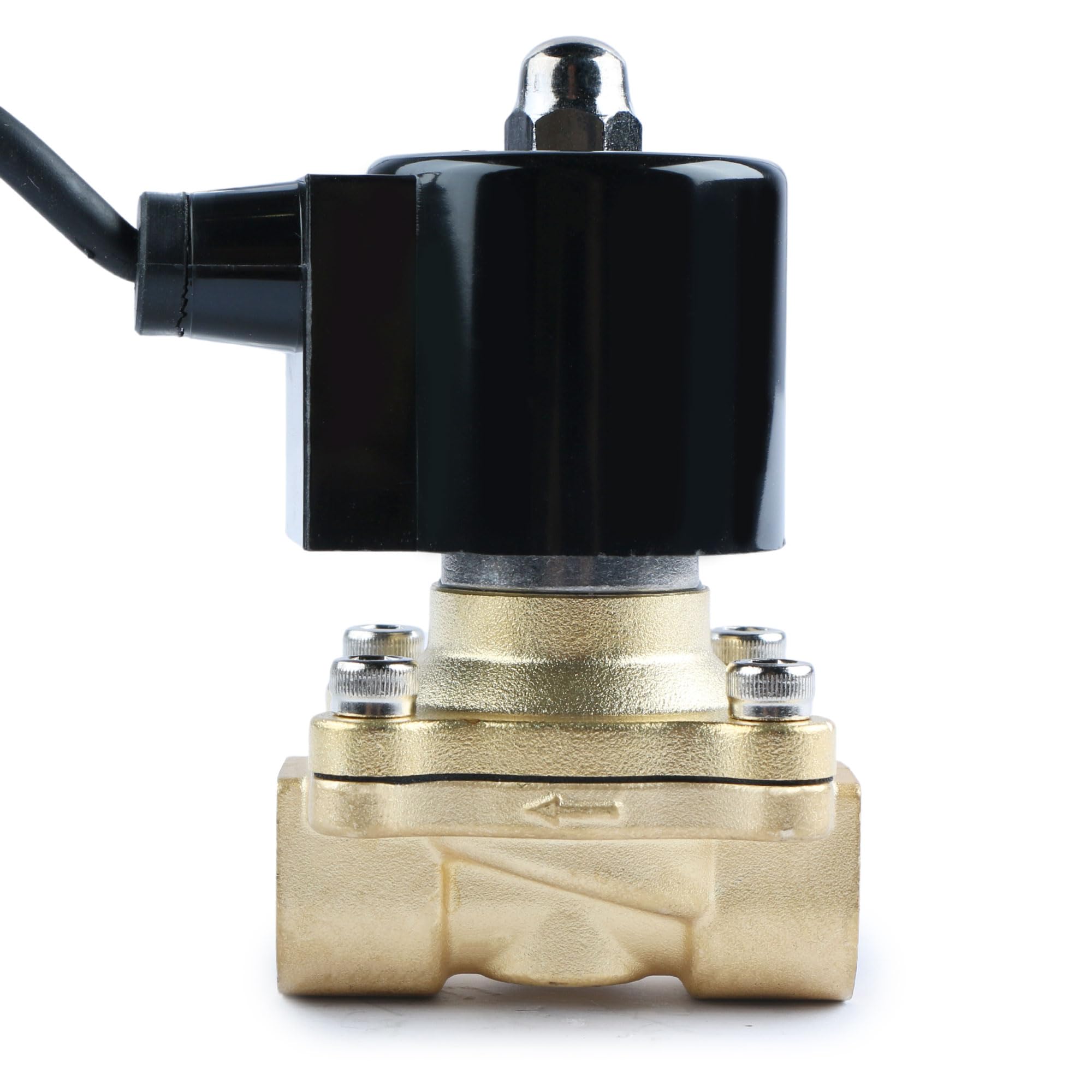 U.S. Solid Électrovanne sous-marine laiton 1/2" IP67 220 V AC normalement fermée joint VITON filetage G