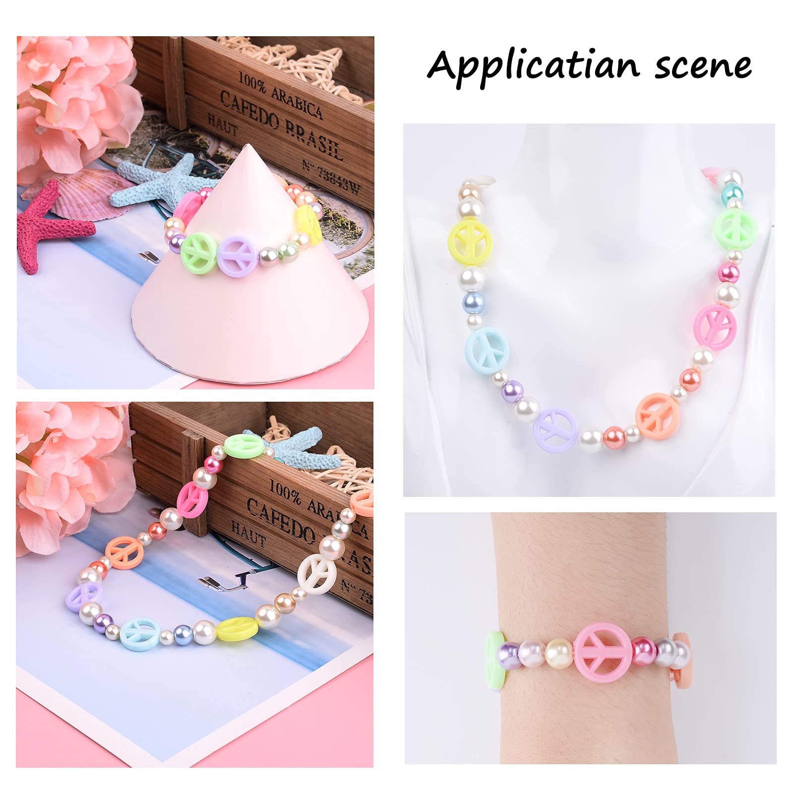 Cuentas Acrílicas,Cuentas De Acrílico Para Pulseras Fabricación De