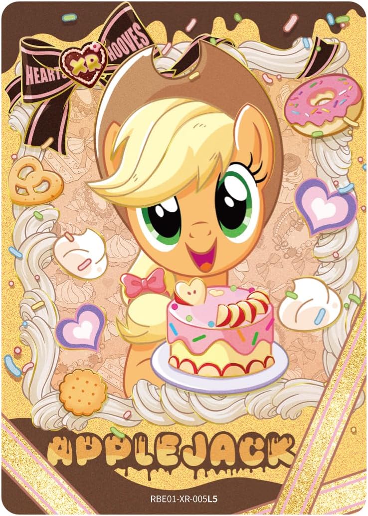 KAYOU My Little Pony Friendship Eternal Cards, Rainbow Edition English Series 1, Display Box, 20 Packs, 146 Cards, 10 Rarity Levels