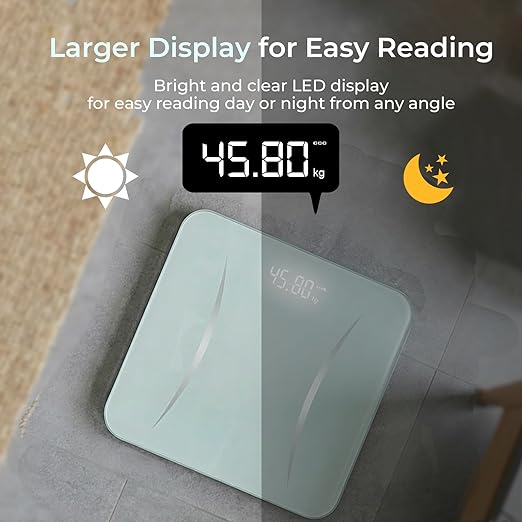 Báscula de Baño Digital LED 450 lb Precisión 0.05 lb miniatura 4