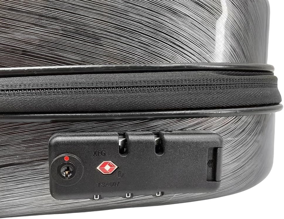 Carbon Fiber Alto Sax Hard Case Hand Strap Saxophone Bag Strong Protection Bag (grey)