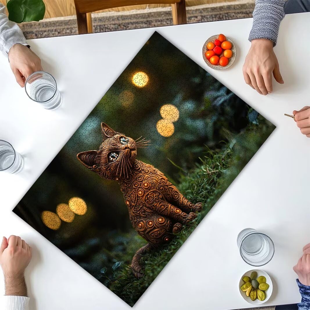 Puzzle dla dorosłych 2000 sztuk, puzzle dla kotów dla dorosłych, prezenty