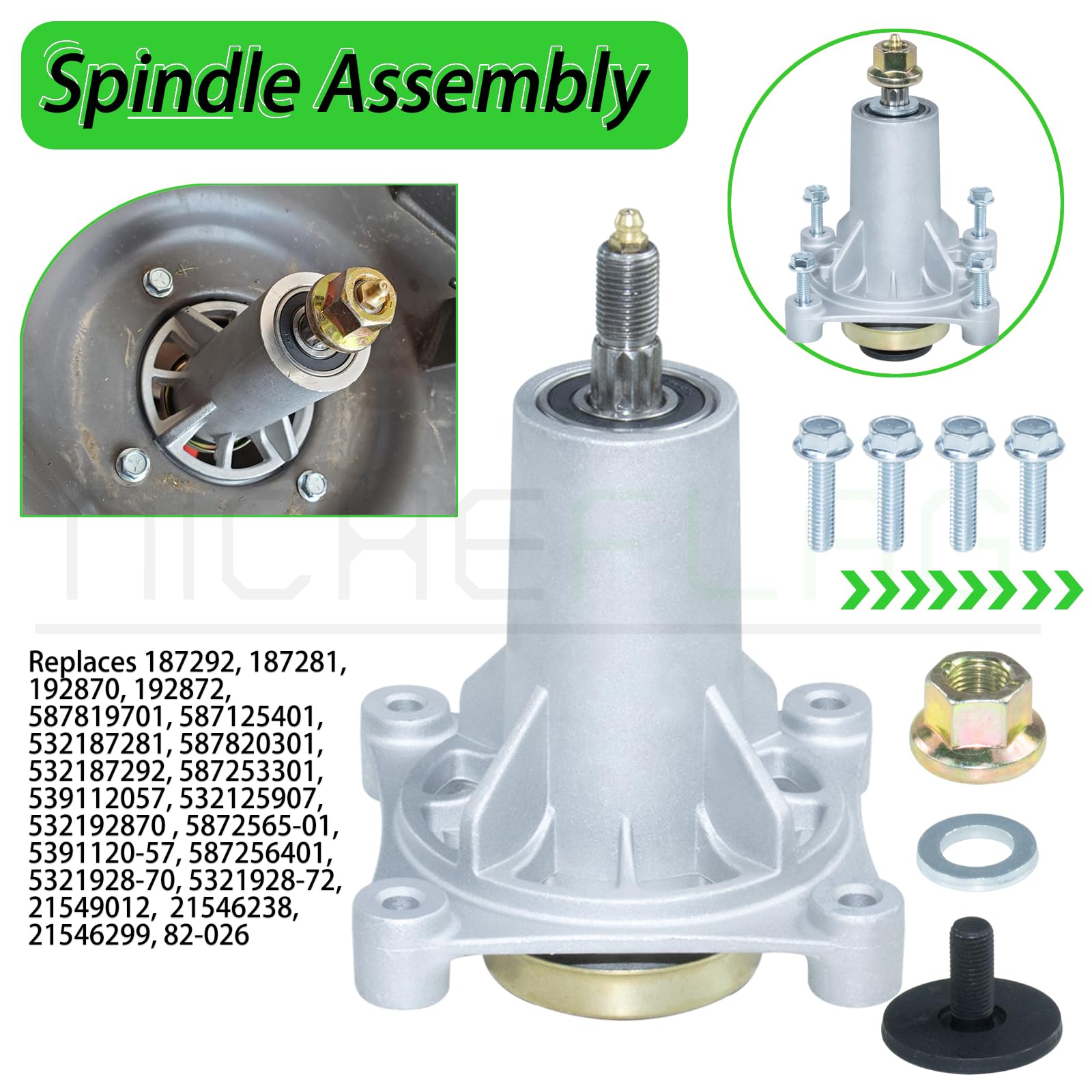 Amazon.com : NICHEFLAG 587819701 Spindle Assembly Kit with