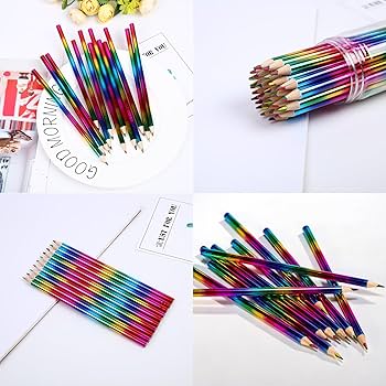 Amazon.co.jp: BXSKRES(なか) カラフル 色鉛筆 セット【12本入り