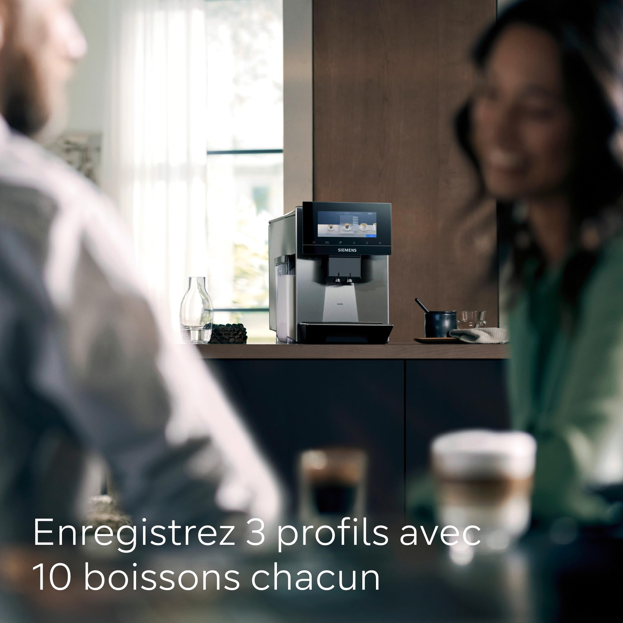 SIEMENS TQ903R03 EQ900 - Machine à café automatique, autoMilk Clean