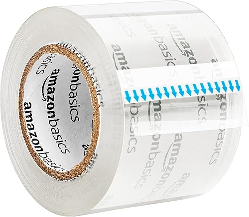 Miniatura 5 de Amazon Basics Cinta de embalaje resistente con dispensador para envío, mudanza y almacenamiento, 1.88 pulgadas x 22.2 yardas, paquete de 6, 4.33 x