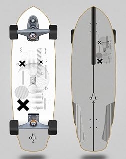 Holz surfskate with T12 Surf Skate Trucks Layers White 32