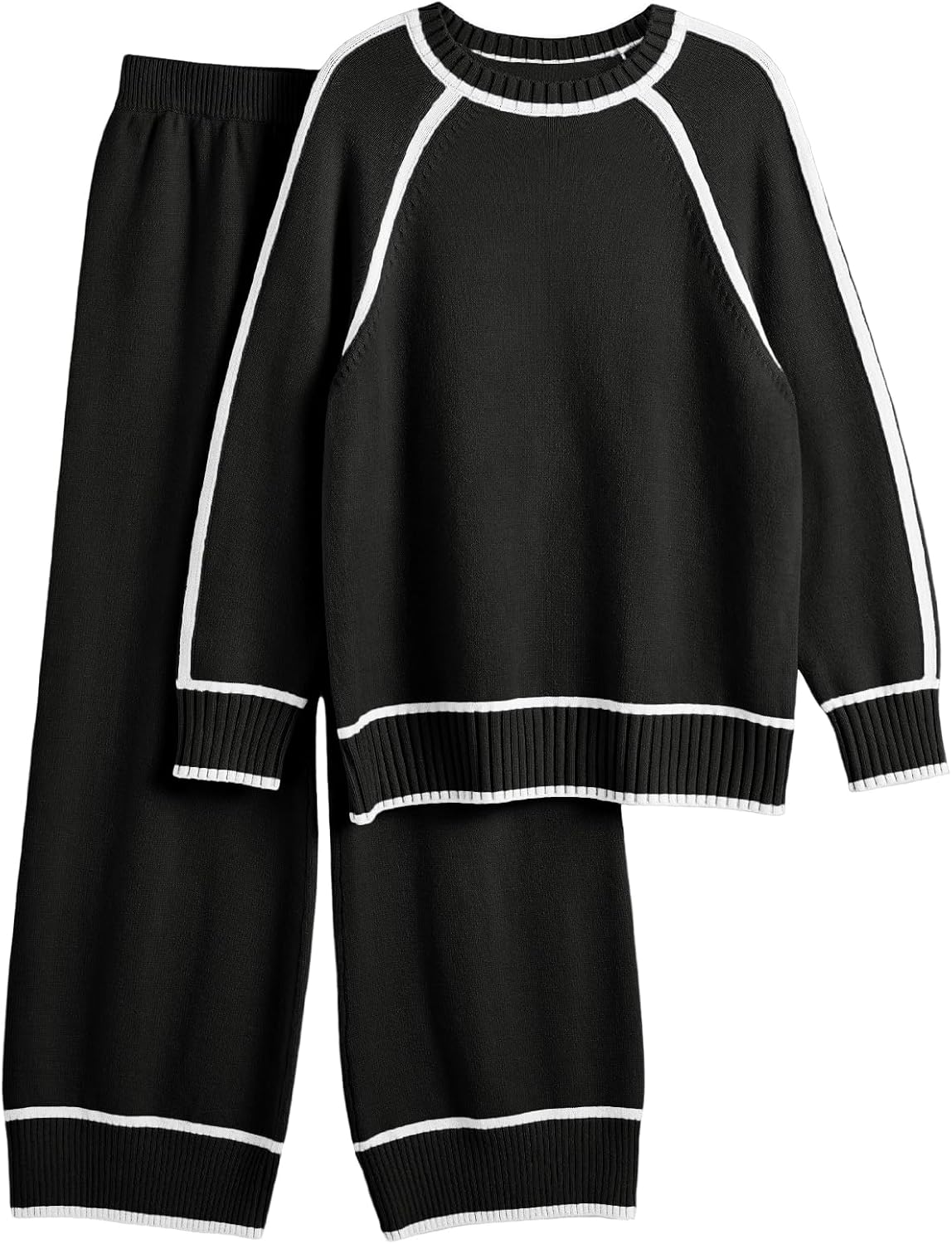 LILLUSORY 2 Piece Knit Lounge Set Womens Matching Sweater Sets